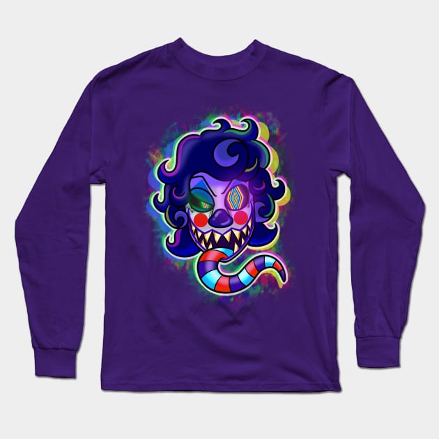 Roscoe's Madness (No Text) Long Sleeve T-Shirt by Satin-Bowerbird